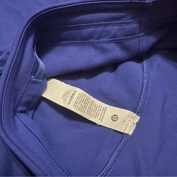 NWT Lululemon SWIFT SPEED HR Crop 21” Larkspur Blue size 4 - Picture 9 of 11